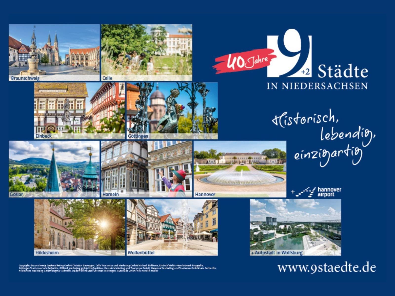 40 Jahre 9 Städte + 2 in Niedersachsen
