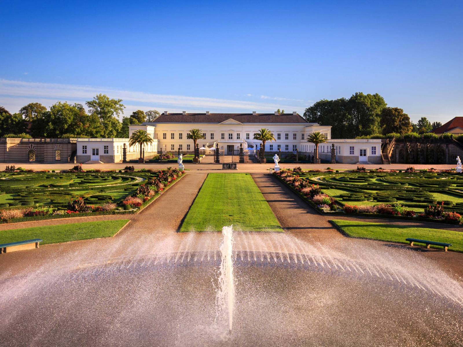 Großer Garten und schloss Herrenhausen