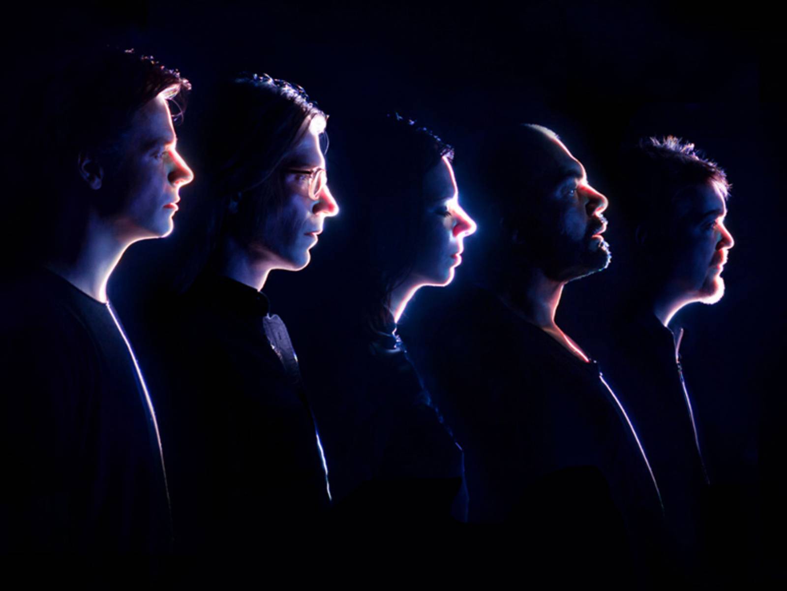 The five members of the band Alphaville