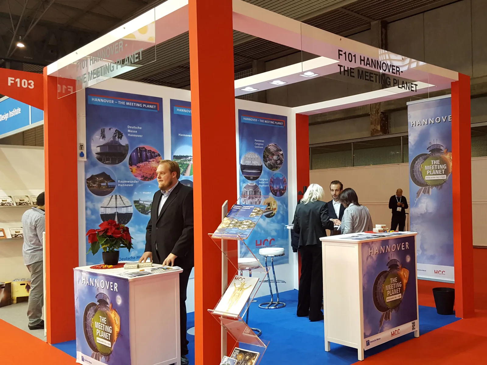 Hannover Kongress auf der IBTM-world in Barcelona.