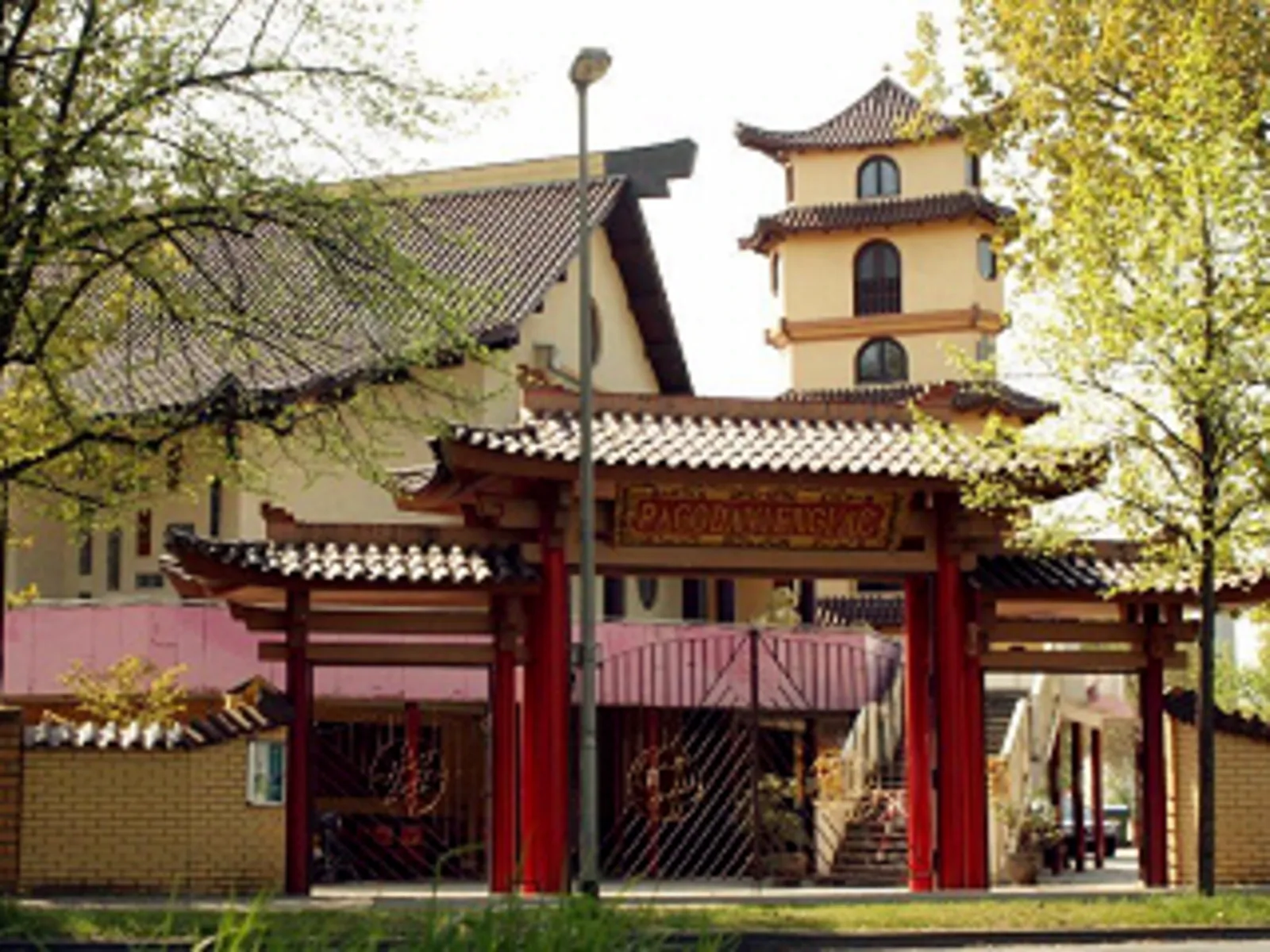 Pagoda văzută din exterior