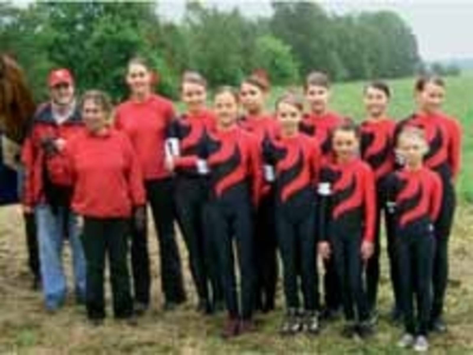 Kinder voltigiergruppe