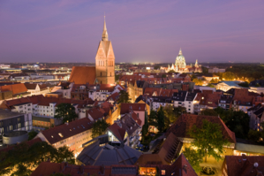 Luftfoto af Hannover