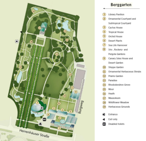 General map of Berggarten