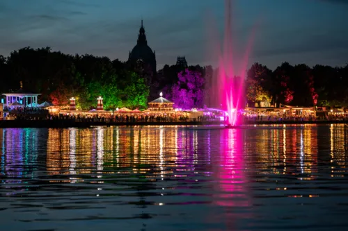 Abendstimmung am Maschseefest