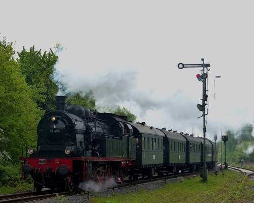 Nostalgische Dampfzugfahrt