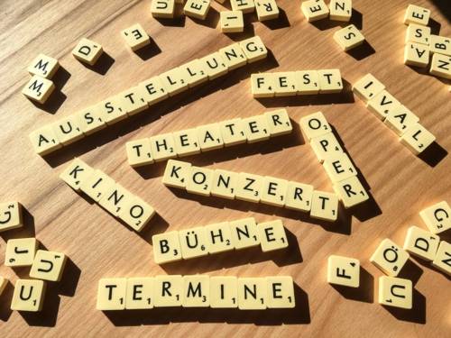 Veranstaltungskategorien-Begriffe