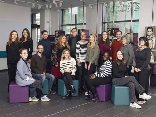 Team des ZeitZentrums Zivilcourage  2024