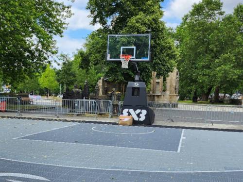 Basketballbane på Goseriedeplatz