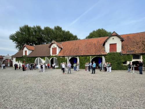 Blick auf den ehemaligen Schafstall von Gut Bennigsen.