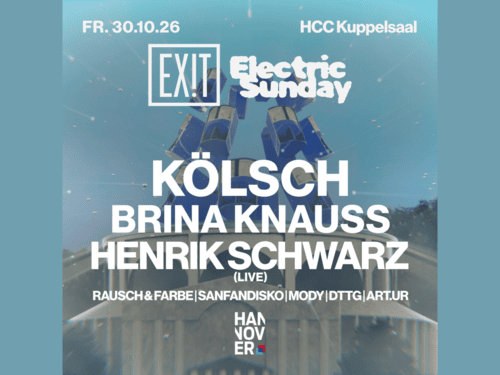 ملصق «EXIT» و«Electric Sunday»
