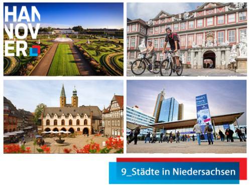 die 9_Städte in Niedersachsen
