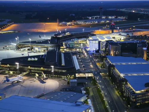 Lufthavnen i Hannover – luftfoto