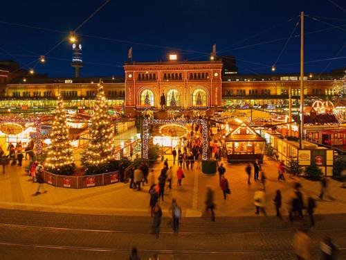 Christmas market at central station