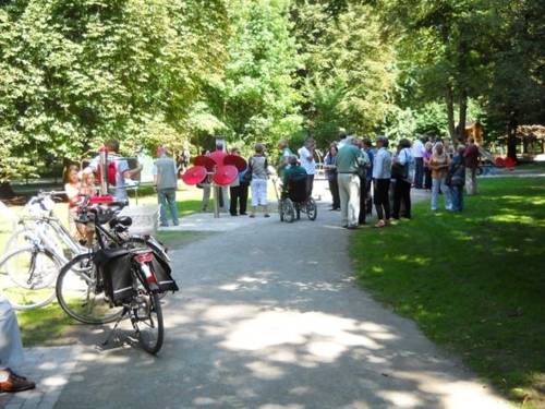 Einweihung des Fitnessparcours am Tiergarten