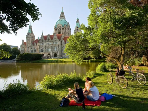 Piknik nad stawem Maschteich
