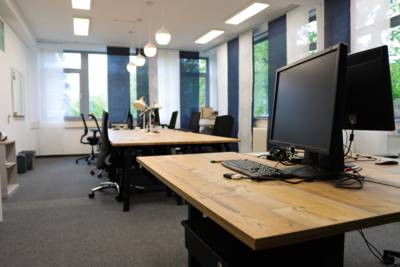 Break-out area at the raumzeit co-working space