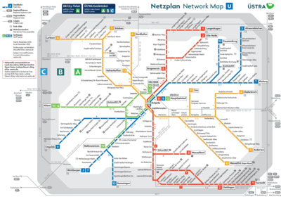 ÜSTRA Netzplan