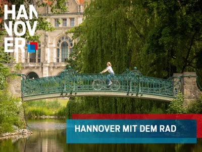 Hannover på cykel, broschyrens titel