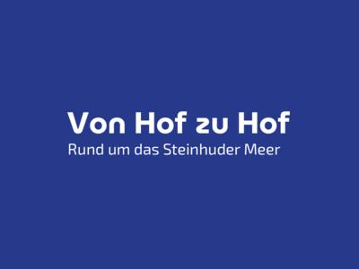 Ausschnitt eines Flyerdeckblattes mit blauem Hintergrund und Schriftzug
