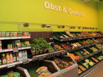 Obst und Gemüse in einem Laden