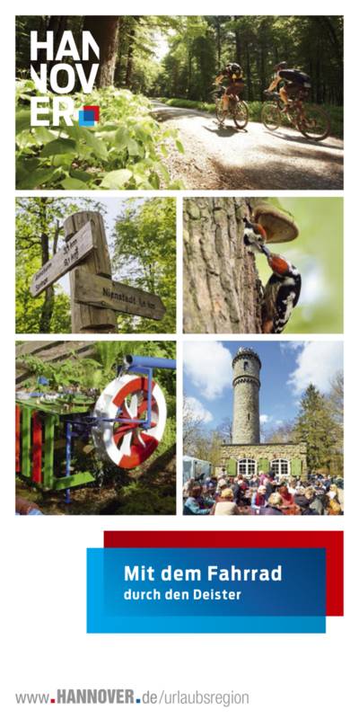 Titel der Broschüre "Mit dem Fahrrad durch den Deister"