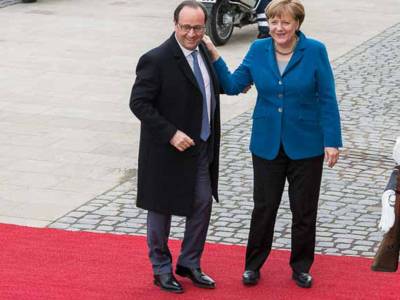 Angela Merkel et François Hollande