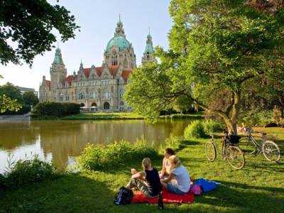 Neues Rathaus mit Maschsteich