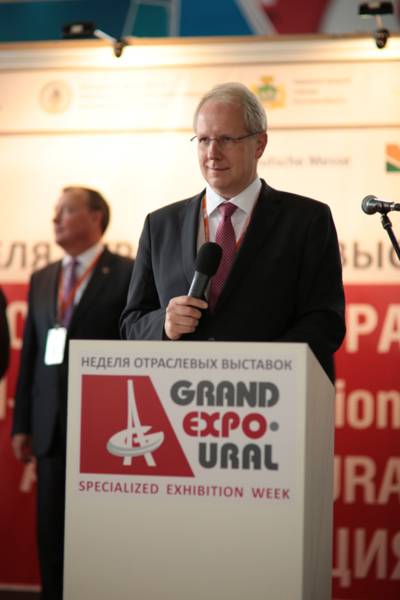 Oberbürgermeister Eröffnung Grand Expo Ural
