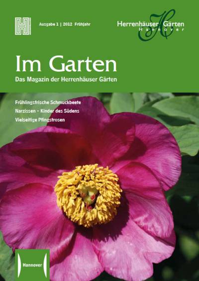 Die Titelseite der Ausgabe 1/2012 von "Im Garten"