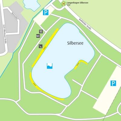 Mapa dojazdu do Silbersee