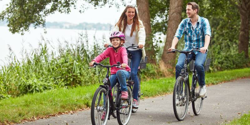 Radfahren am Steinhuder Meer