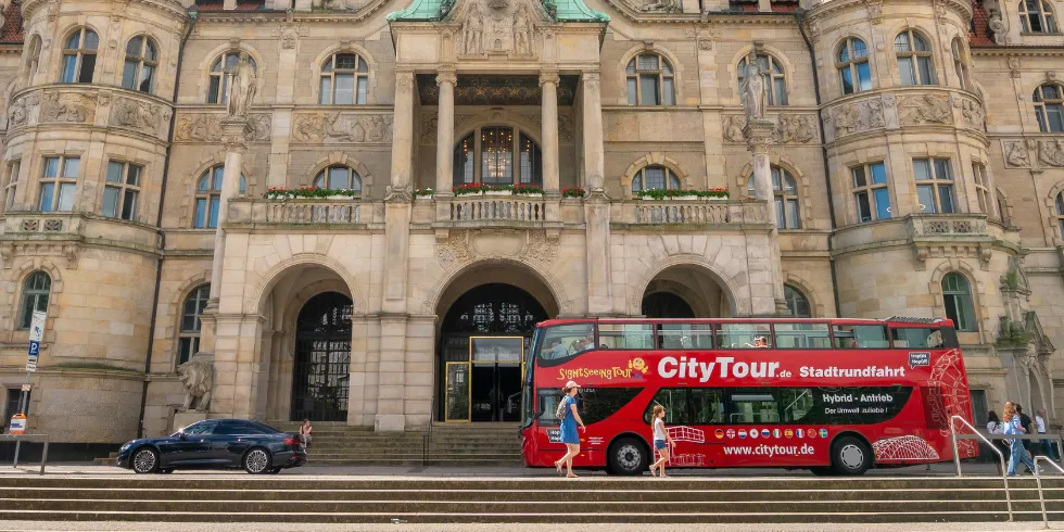 Stadsrundtur med hop-on-hop-off-buss