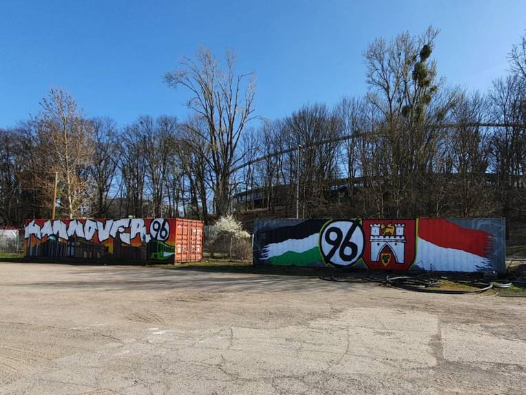 Hannover 96 Graffiti am Schützenplatz