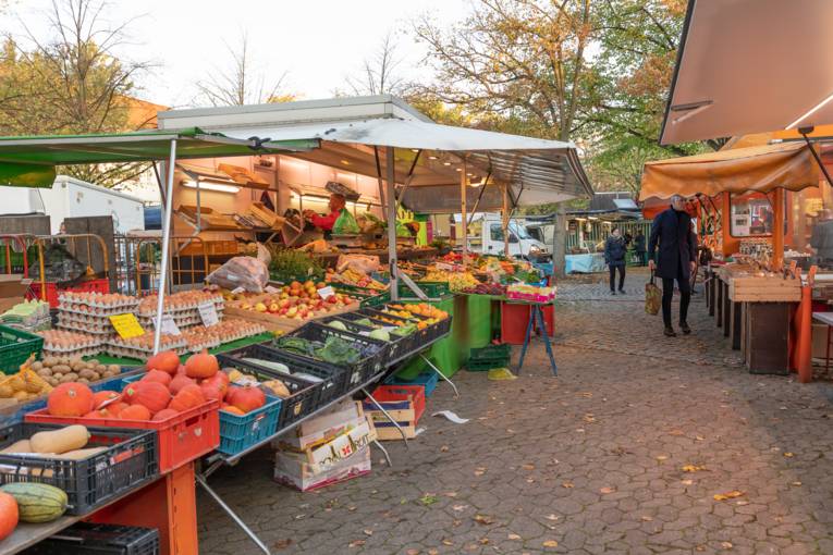 Markttag im Zooviertel.