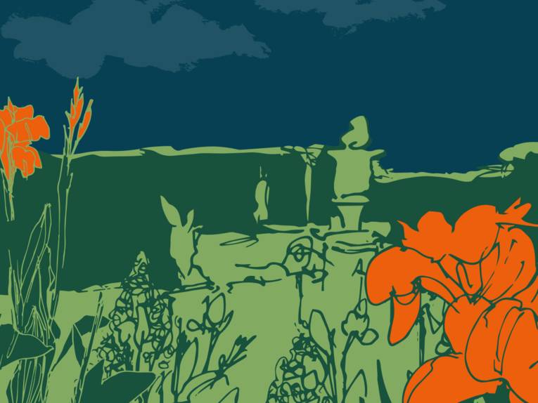 Stilisierter Großer Garten