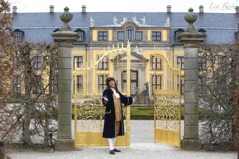 Geheimrat Leibniz präsentiert den Barockgarten
