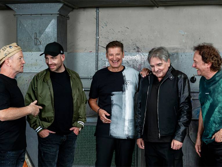 Die fünf männlichen Mitglieder der Popband PUR