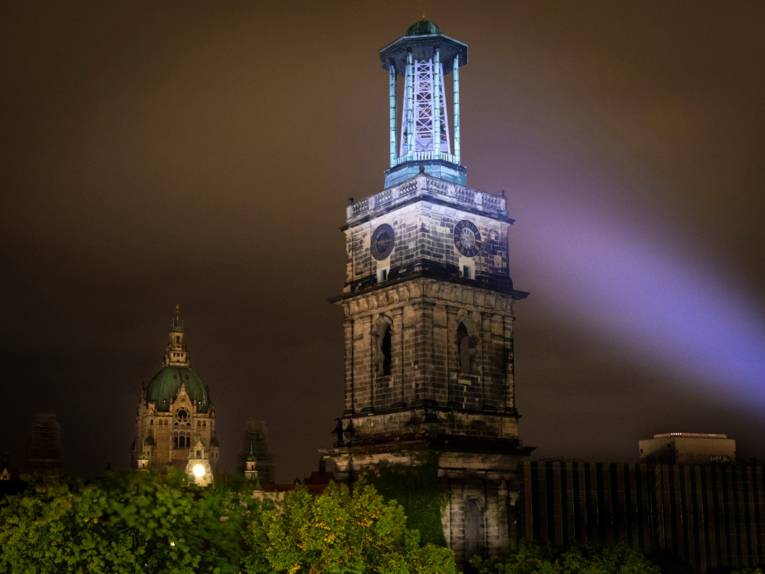 Aegidienkirche alla luce della torcia