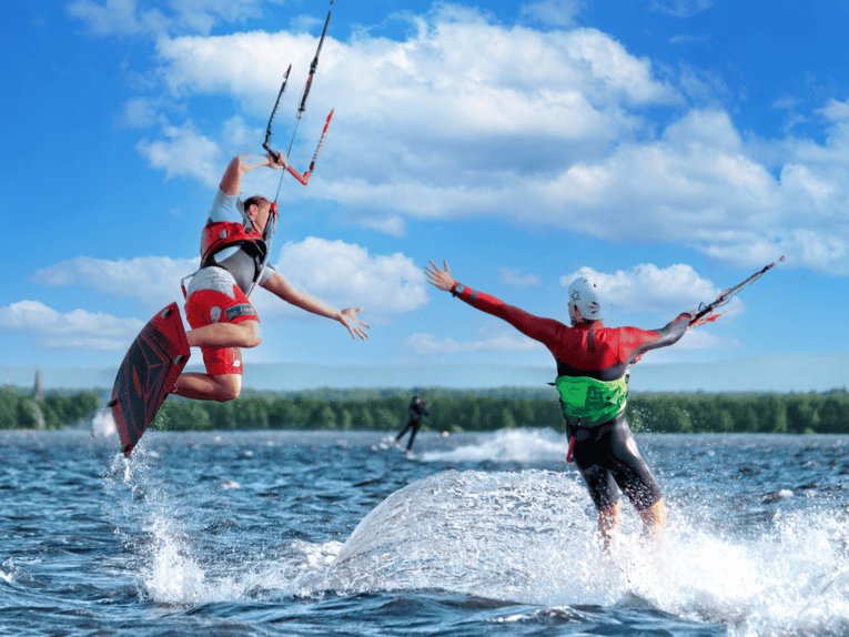 Kiter auf dem Steinhuder Meer