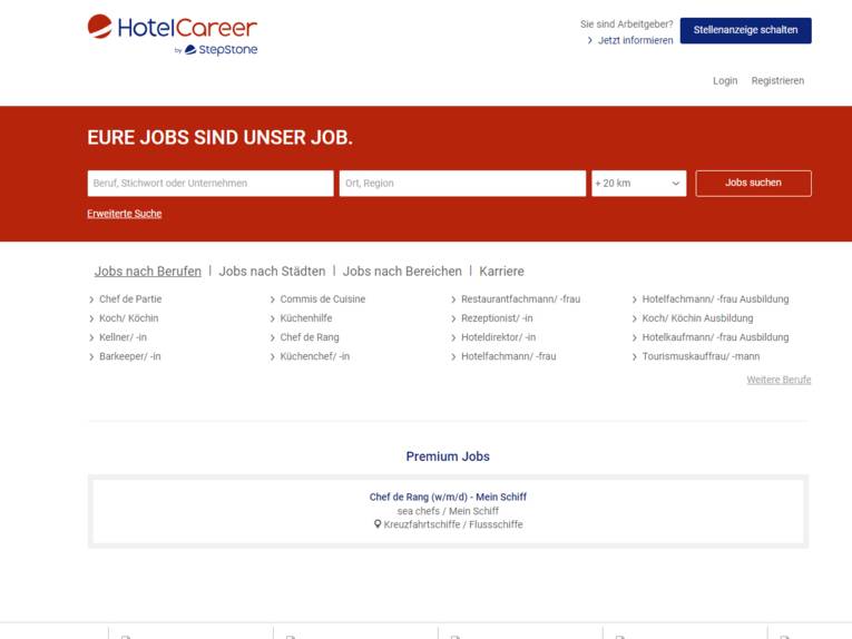 HotelCareer Homepage