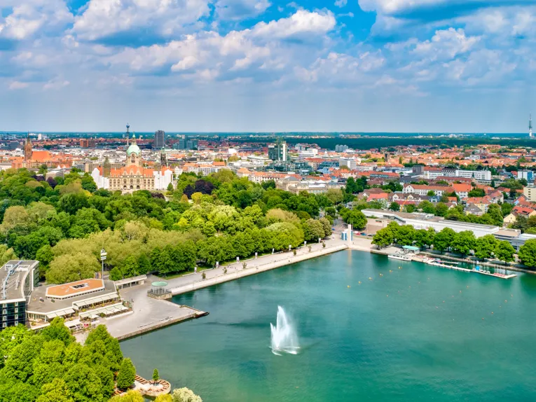 Maschsee – Aerial view