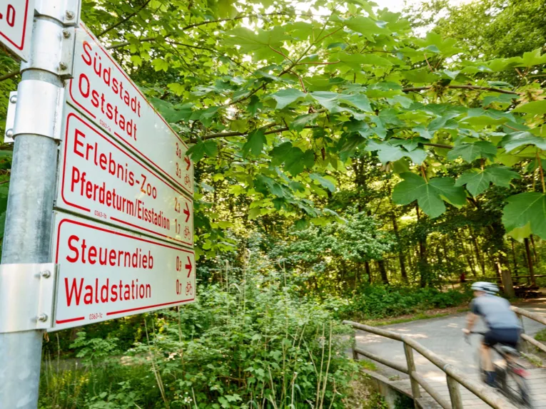 Fahrradfahren in Hannover
