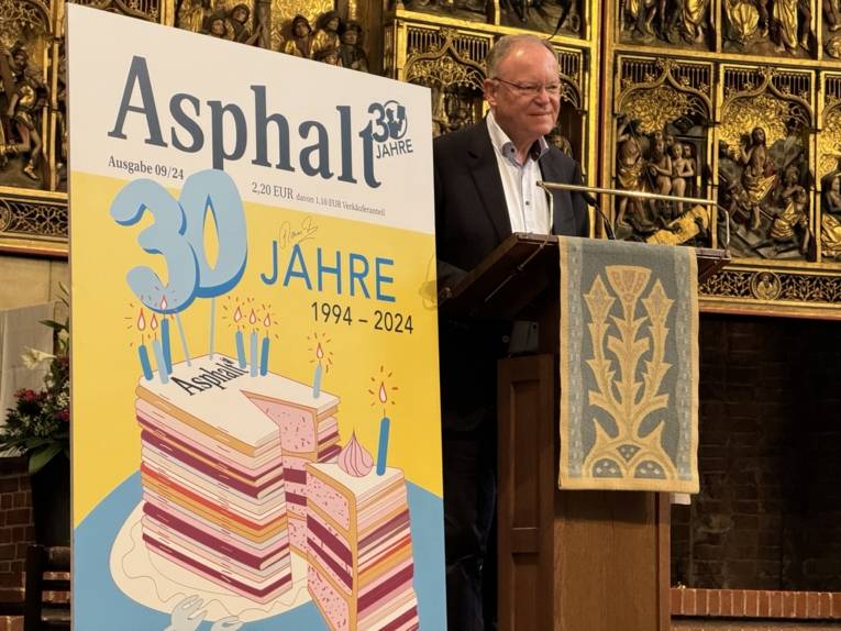 Ministerpräsident Stephan Weil am Rednerpult