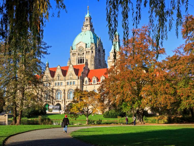 Det nye rådhuset i Hannover til høsten