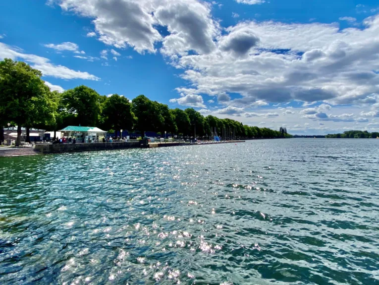 Lacul Maschsee – malul nord-estic