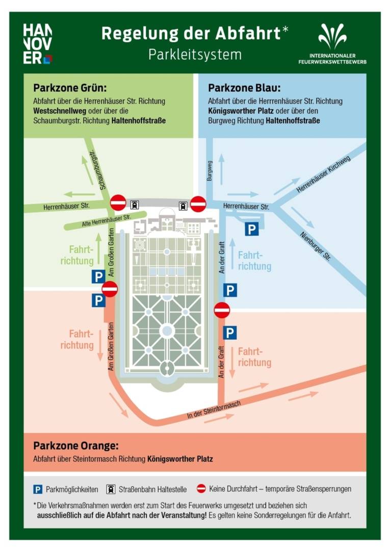 Parkleitsystem Feuerwerkswettbewerb