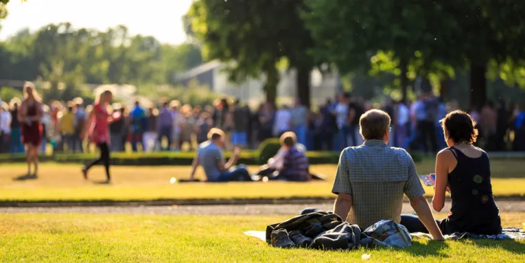 Picknick im Großen Garten