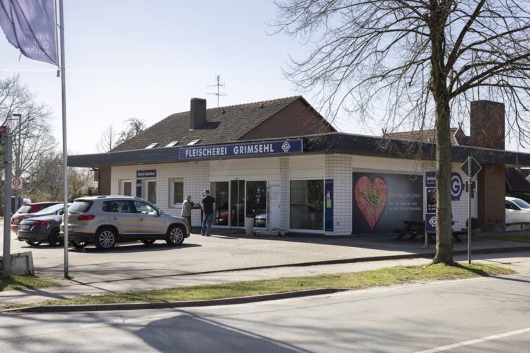 Eingang Fleischerei Grimsehl