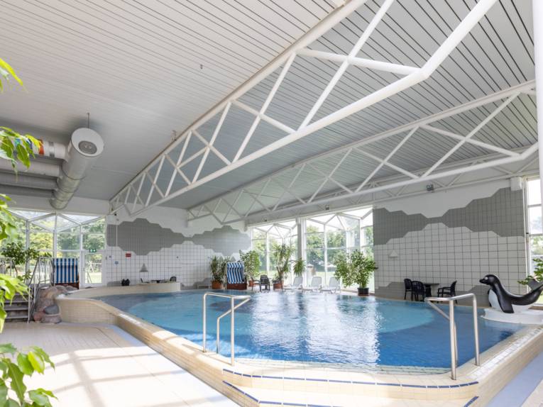 Kinderbecken im Innenbereich des Hallenfreibades Burgdorf